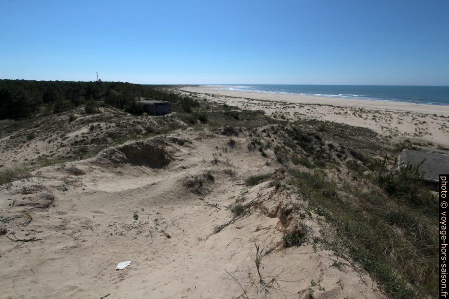 Plage de la Pointe de la Grave et le blockhaus M162. Photo © André M. Winter