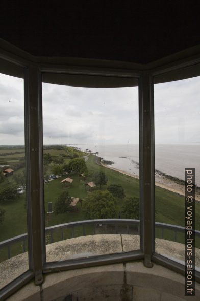 Vue de la lanterne du Phare de Richard. Photo © André M. Winter