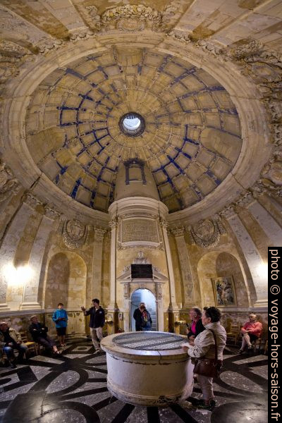 Chapelle Notre-Dame-de-Cordouan avec sa voûte. Photo © André M. Winter