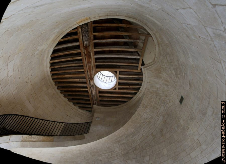 Plafond de la Salle des Bordelais au 3e étage du phare de Cordouan. Photo © André M. Winter