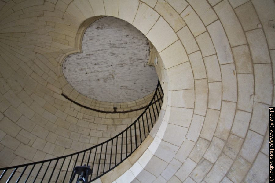 Plafond de la salle cinquième étage du phare de Cordouan. Photo © André M. Winter