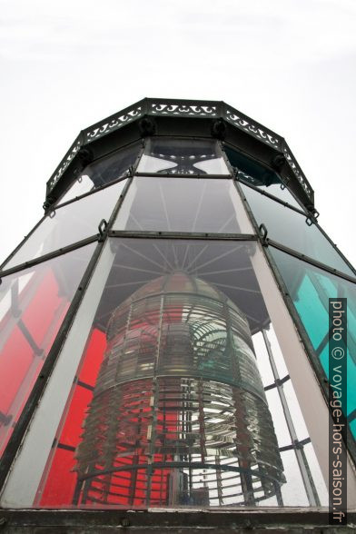 Lanterne du Phare de Cordouan avec lentille de Fresnel. Photo © André M. Winter