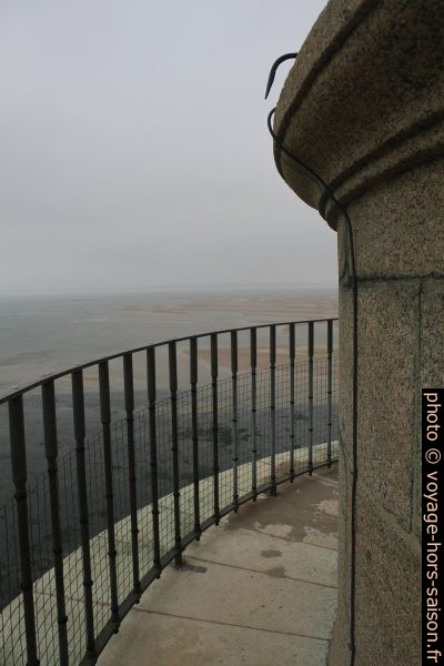 Galerie externe autour de la lanterne du Phare de Cordouan. Photo © Alex Medwedeff