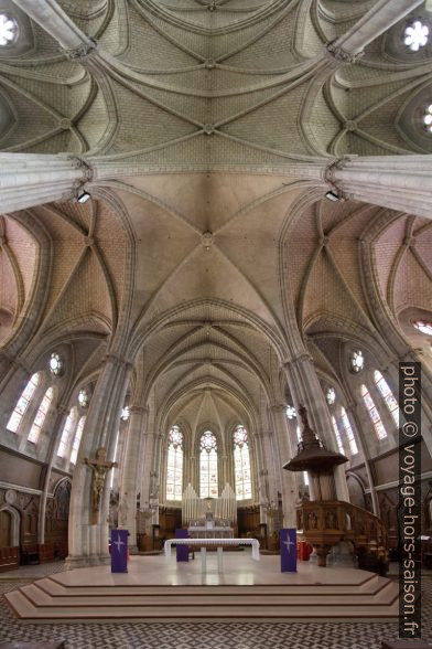 Panorama des voûtes de la nef de l'église de Missillac. Photo © André M. Winter