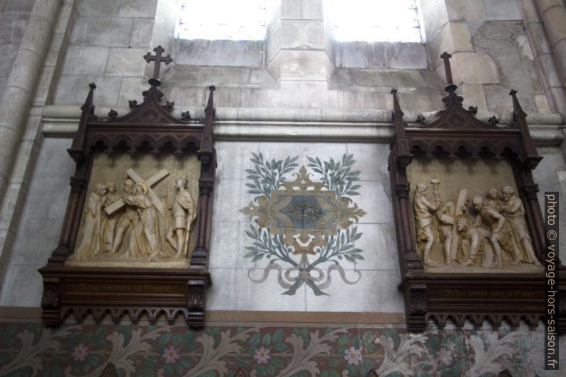 Tableaux sculptées du chemin de croix de l'église de Missillac. Photo © André M. Winter