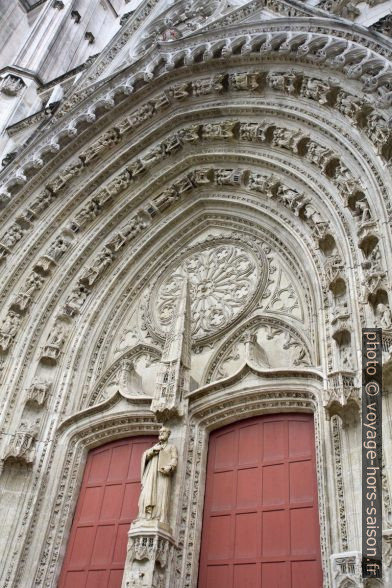 Portail de la Cathédrale Saint-Pierre-et-Saint-Paul de Nantes. Photo © Alex Medwedeff