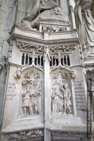 Détail gothique dans la Cathédrale de Nantes. Photo © André M. Winter