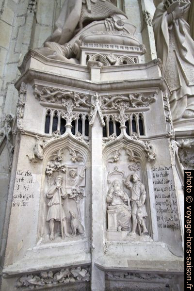 Détail gothique dans la Cathédrale de Nantes. Photo © André M. Winter