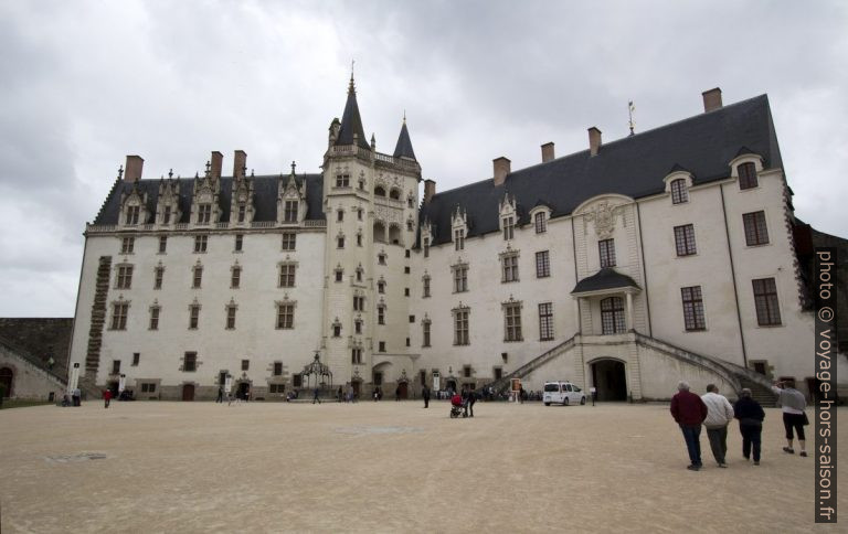 Le Grand Logis et le Grand Gouvernement du Château des ducs de Bretagne. Photo © André M. Winter