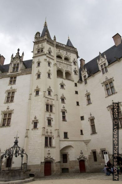 La Tour de la Couronne d'Or du Château des ducs de Bretagne. Photo © André M. Winter