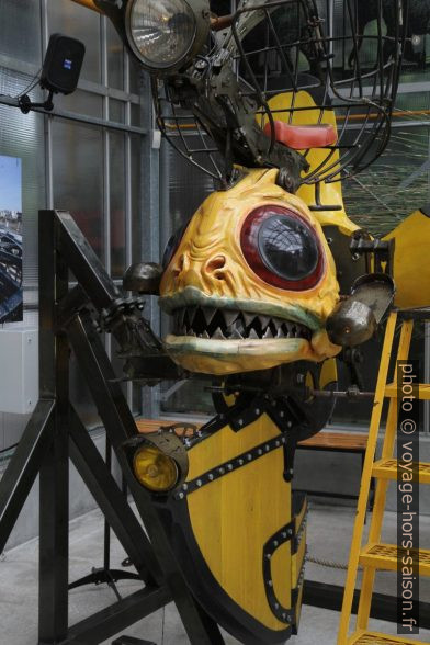 Un poisson dans la Galerie des Machines de Nantes. Photo © Alex Medwedeff