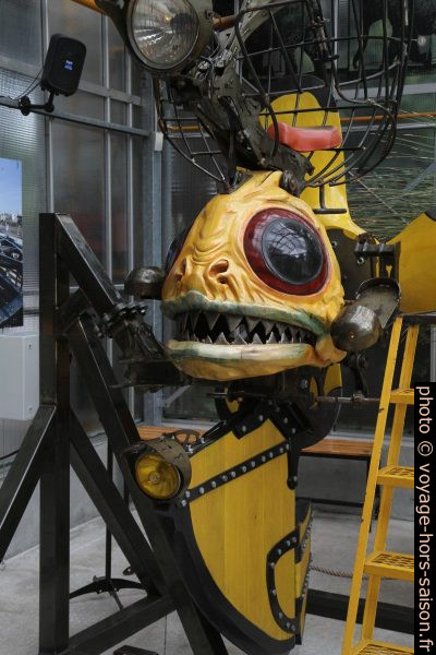 Un poisson dans la Galerie des Machines de Nantes. Photo © Alex Medwedeff
