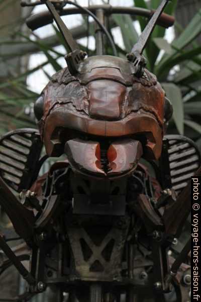Un insecte géant dans la Galerie des Machines de Nantes. Photo © Alex Medwedeff