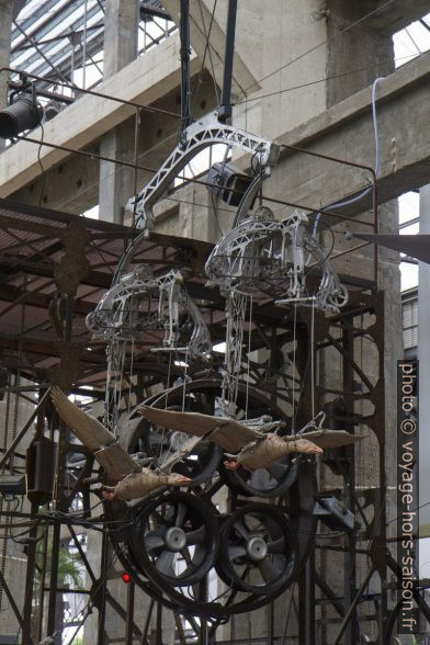 Le mécanisme des oies de Galerie des Machines de Nantes. Photo © Alex Medwedeff