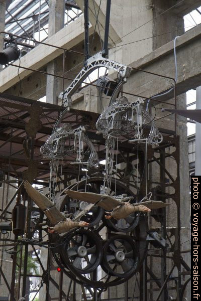 Le mécanisme des oies de Galerie des Machines de Nantes. Photo © Alex Medwedeff