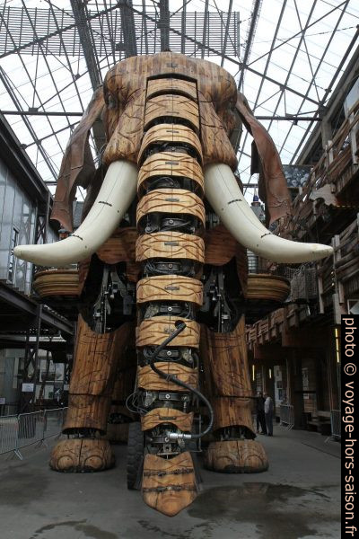 Le grand éléphant des Machines de l'Île de Nantes. Photo © Alex Medwedeff