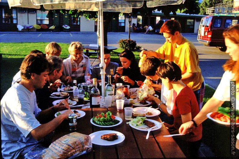 Barbecue au Bel Air Motel à Penticton