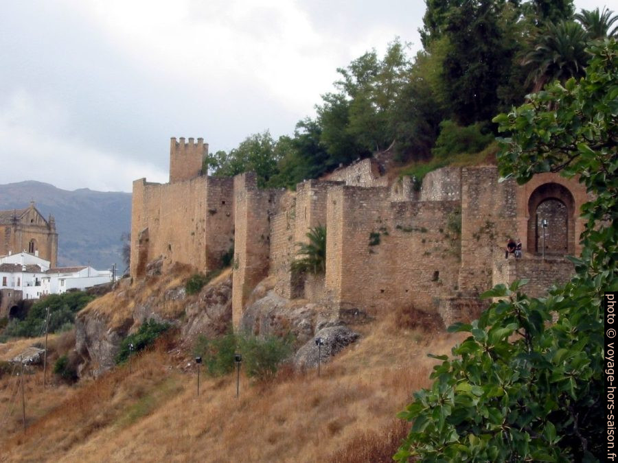 Ancien mur d'enceinte de Ronda. Photo © Alex Medwedeff