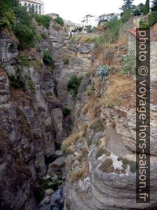 Gorges du Tajo de Ronda et la rivière El Guadalevín. Photo © André M. Winter