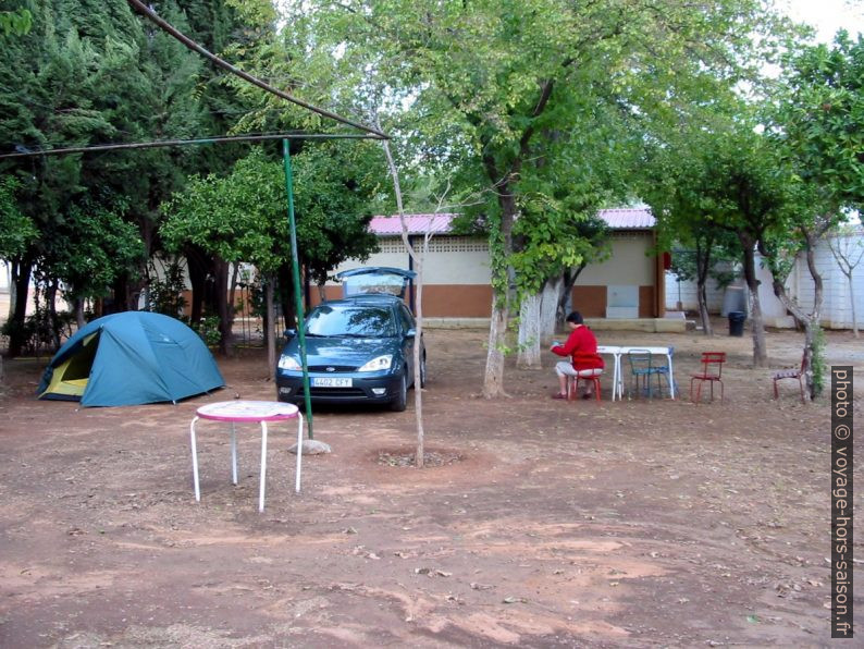Au Camping Motel Club de Campo à Dos Hermanas. Photo © André M. Winter