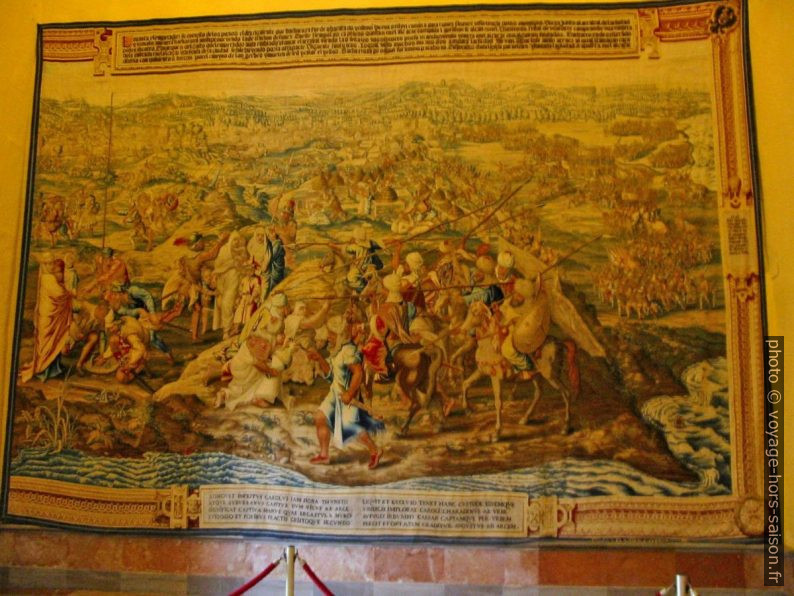 Tapis mural flamand dans l'Alcázar. Photo © André M. Winter