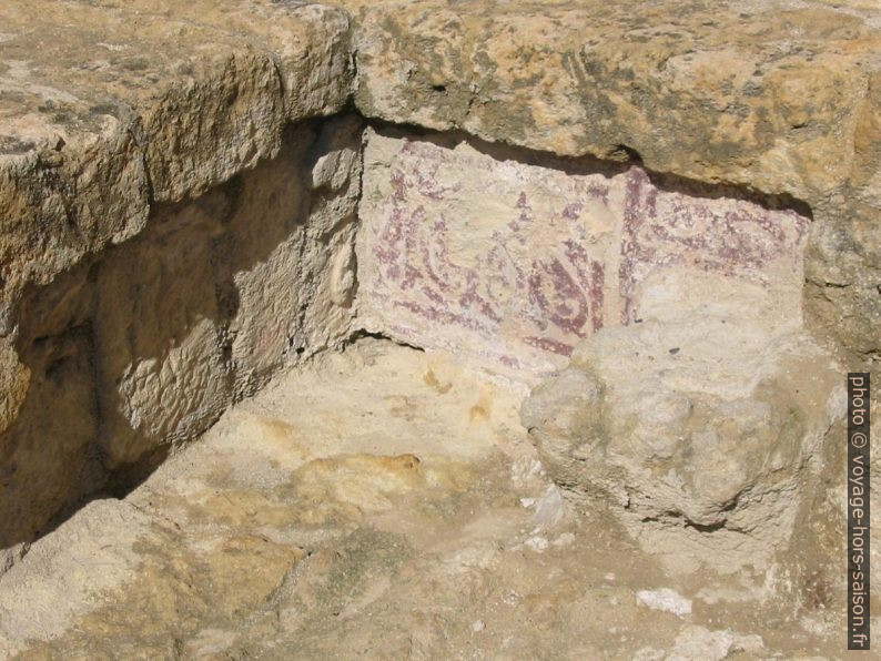 Carreaux vernissés d'origine. Photo © André M. Winter