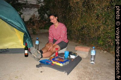 Alex au Camping Reina Isabel. Photo © André M. Winter