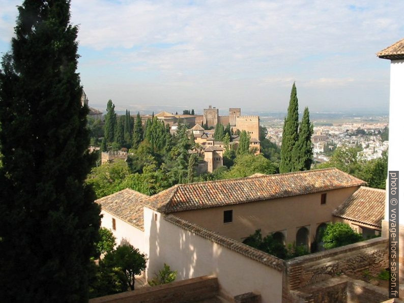 Vue sur l'Alhambra de Grenade. Photo © André M. Winter