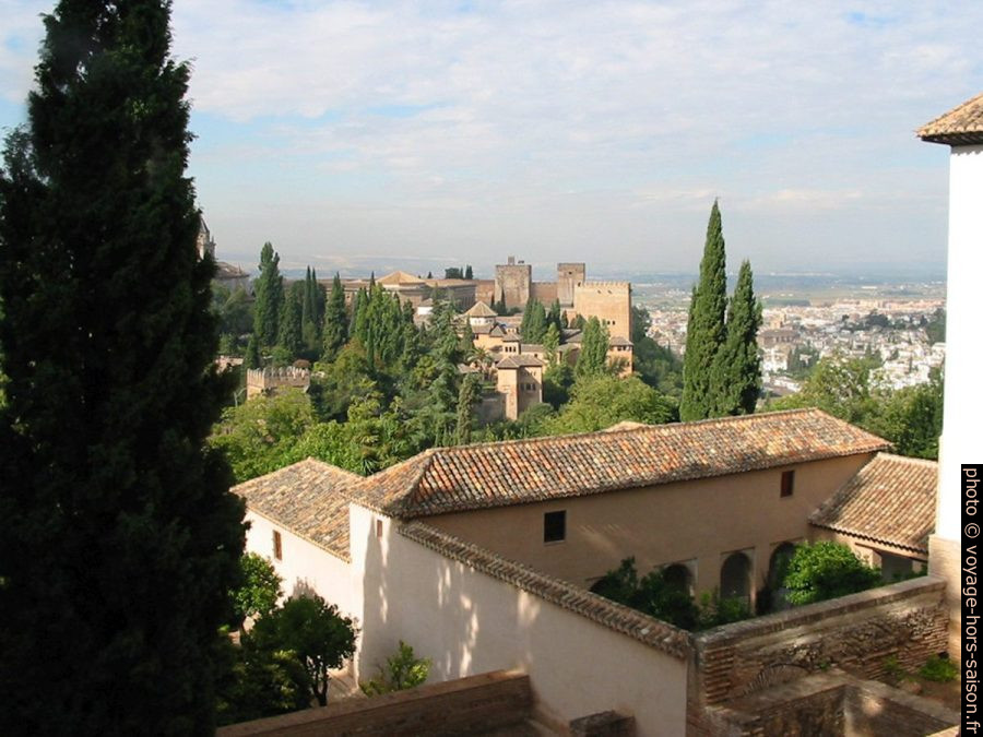 Vue sur l'Alhambra de Grenade. Photo © André M. Winter