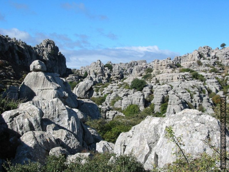 Le karst d'El Torcal de Antequera. Photo © André M. Winter