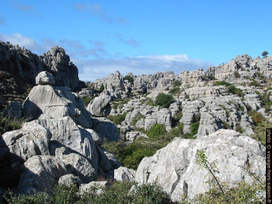 Le karst d'El Torcal de Antequera. Photo © André M. Winter