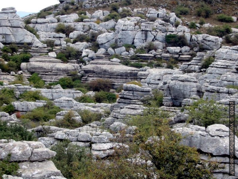 Le calcaire à El Torcal. Photo © André M. Winter