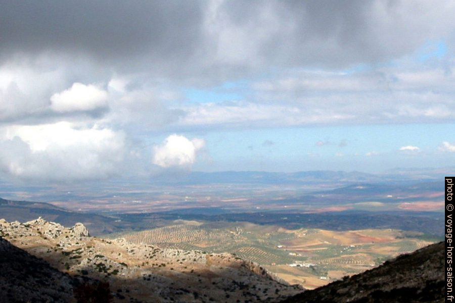 Vue de El Torcal vers le nord. Photo © André M. Winter