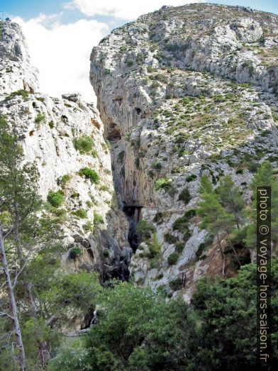 Garganta del Chorro vu du côté nord. Photo © André M. Winter