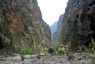 Paysage dans les Gorges de Samaria. Photo © André M. Winter