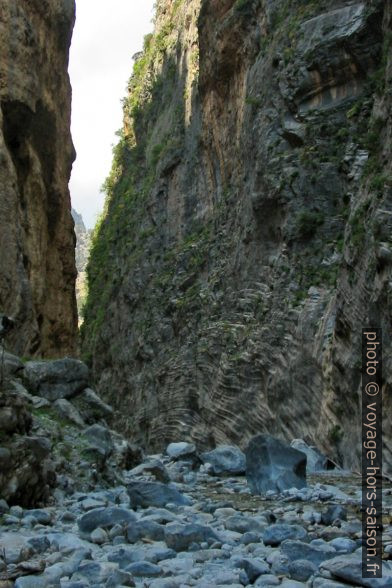 Vue retour dans Gorges de Samaria. Photo © André M. Winter