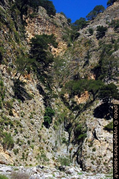 Un vallon latéral des Gorges de Trititi. Photo © André M. Winter