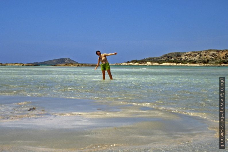 Alex sur Elafonisi. Photo © André M. Winter