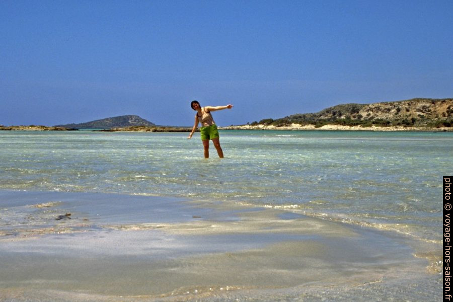 Alex sur Elafonisi. Photo © André M. Winter