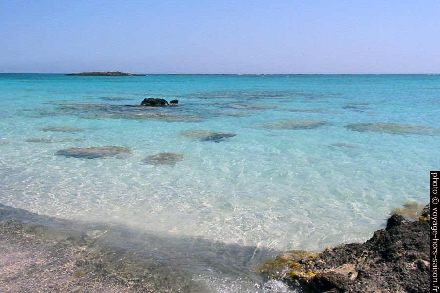 La lagune d'Elafonisi. Photo © André M. Winter