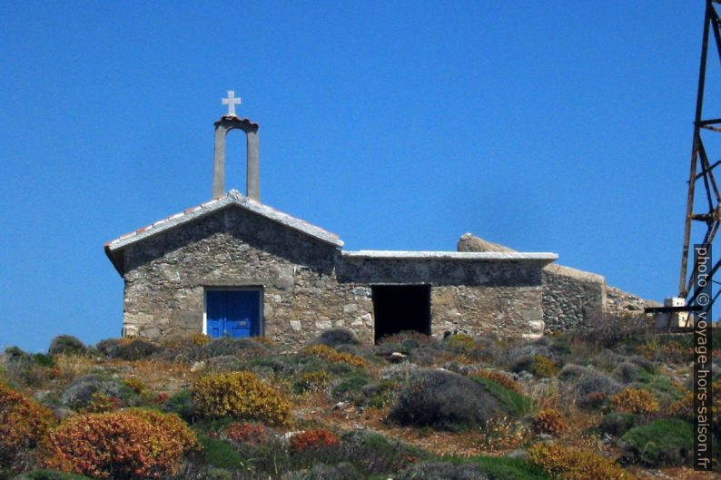 Chapelle de Koundourakis sur la presqu'île d'Elafonisi. Photo © André M. Winter