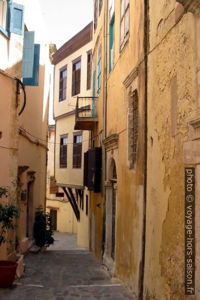 Ruelles dans le quartier d'Evraiki à la Canée. Photo © André M. Winter