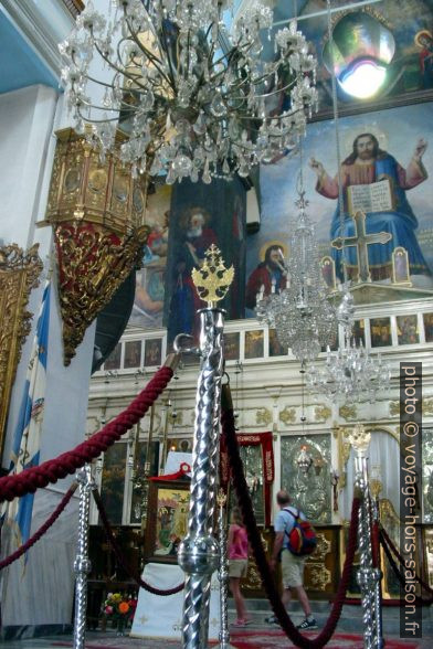 Décor de la nef de l'église Panagia Trimartyris. Photo © André M. Winter