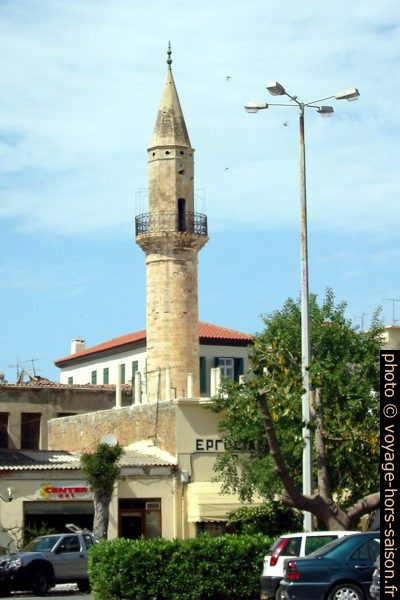 Minaret de la mosquée Ahmet Aga à la Canée. Photo © André M. Winter