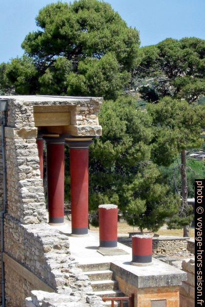 Le portail nord de Cnossos. Photo © André M. Winter