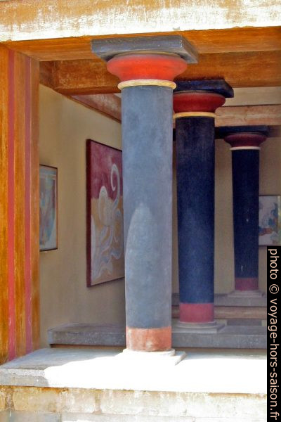 Puits de lumière au-dessus de la salle du trône. Photo © André M. Winter