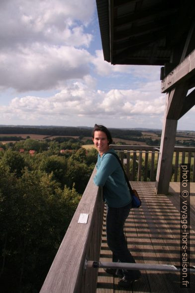 Alex sur le Holzbergturm. Photo © André M. Winter