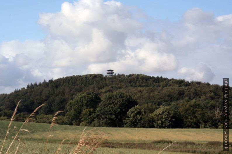 La colline Holzberg avec la tour. Photo © André M. Winter