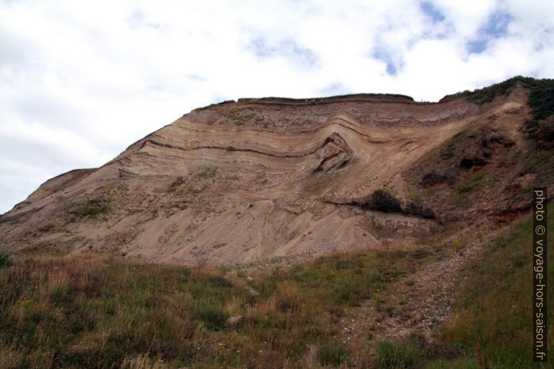 Côte érodée du Hanklit. Photo © André M. Winter