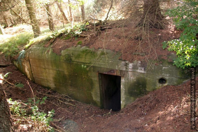 Bunker allemand du Mur de l'Atlantique au Danemark. Photo © André M. Winter